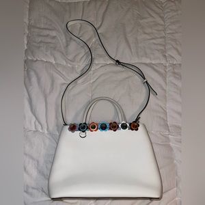 Fendi Petite 2jours studded soft calfskin leather bag